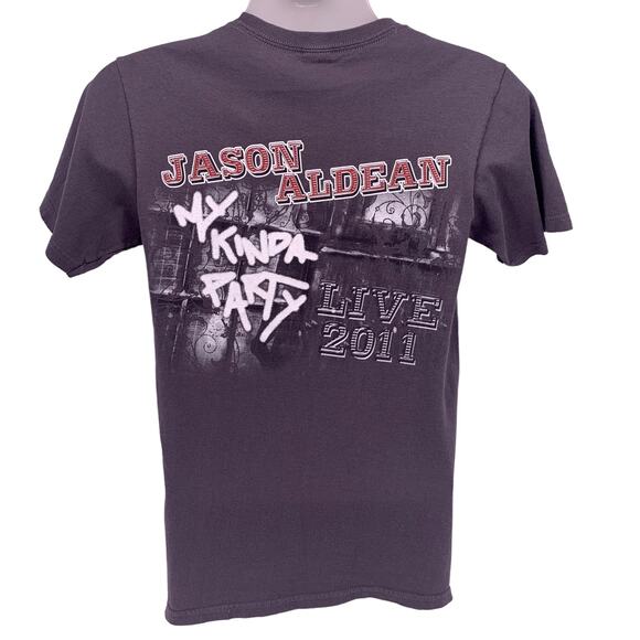 2011 Jason Aldean My Kinda Party Tour T-Shirt Mens Size S - Picture 2 of 9